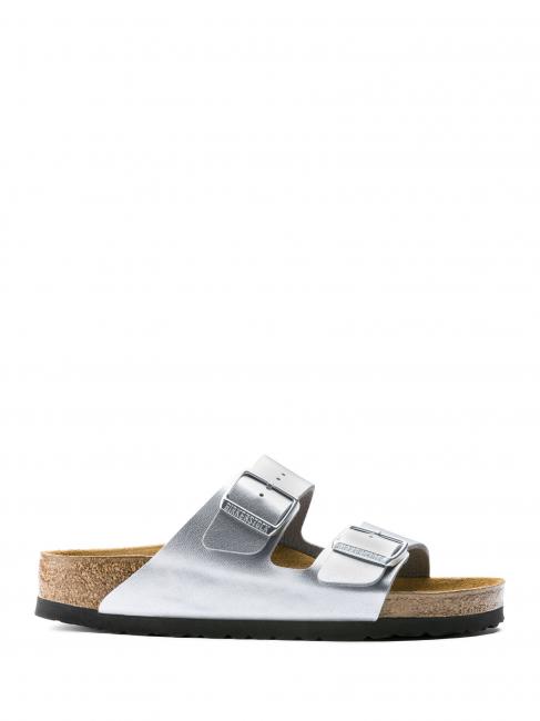 ARIZONA BIRKO-FLOR Slipper sandal silver - Women’s shoes