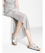 BIRKENSTOCK ARIZONA BIRKO-FLOR Slipper sandal silver - Women’s shoes - 7