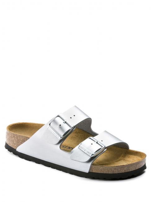 ARIZONA BIRKO-FLOR Slipper sandal silver - Women’s shoes