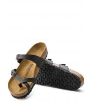 BIRKENSTOCK MAYARI BIRKO-FLOR Flip-flop slipper sandal black - Unisex shoes - 5