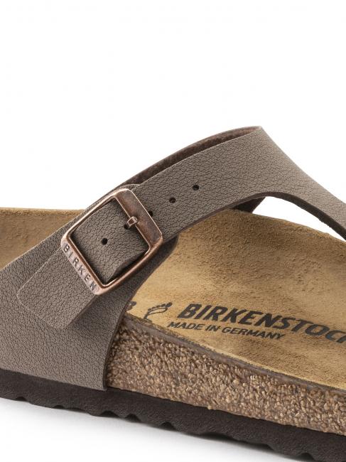 GIZEH BIRKO-FLOR  Thong sandal mocca - Unisex shoes
