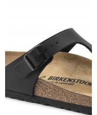 BIRKENSTOCK GIZEH BIRKO-FLOR Thong sandal black - Unisex shoes - 6