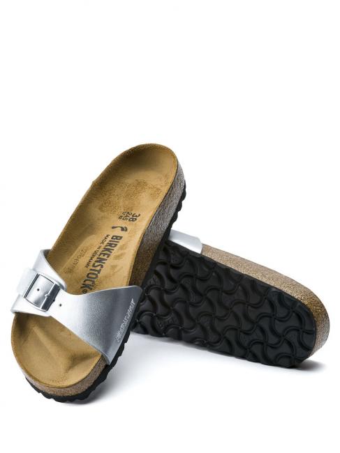 MADRID BIRKO FLOR Slipper sandal silver - Women&rsquo;s shoes