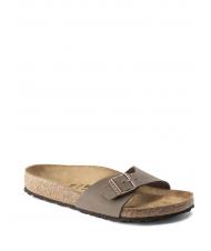 BIRKENSTOCK MADRID BIRKIBUC Slipper sandal mocca - Unisex shoes - 3