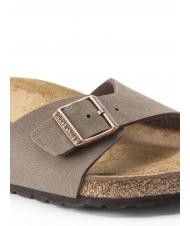 BIRKENSTOCK MADRID BIRKIBUC Slipper sandal mocca - Unisex shoes - 6
