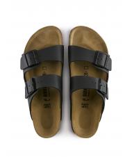 BIRKENSTOCK ARIZONA BIRKO-FLOR Slipper sandal black - Unisex shoes - 4