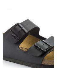 BIRKENSTOCK ARIZONA BIRKO-FLOR Slipper sandal black - Unisex shoes - 6