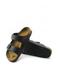 BIRKENSTOCK ARIZONA BIRKO-FLOR Slipper sandal black - Unisex shoes - 5