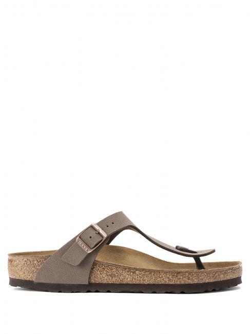 GIZEH BIRKO-FLOR  Thong sandal mocca - Unisex shoes