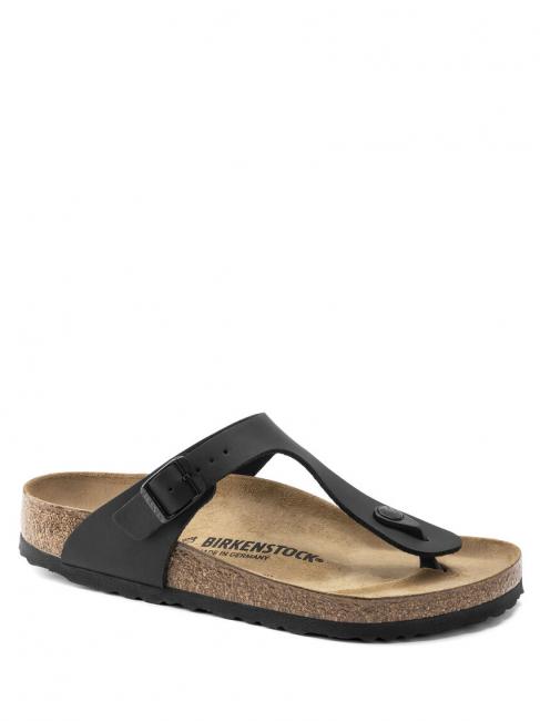 GIZEH BIRKO-FLOR Thong sandal black - Unisex shoes