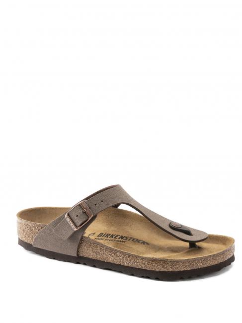 GIZEH BIRKO-FLOR  Thong sandal mocca - Unisex shoes