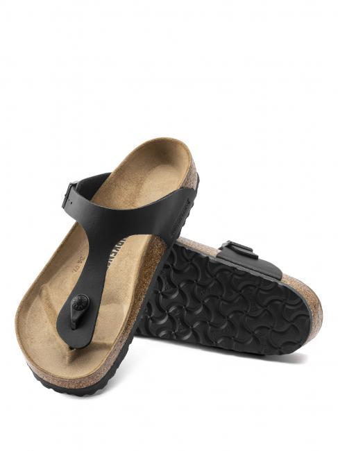 GIZEH BIRKO-FLOR Thong sandal black - Unisex shoes