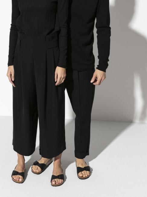 MADRID BIRKO FLOR Slipper sandal black - Unisex shoes