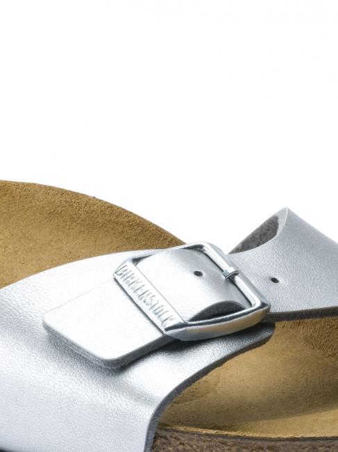 MADRID BIRKO FLOR Slipper sandal silver - Women&rsquo;s shoes