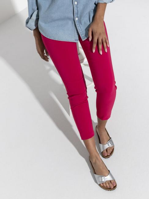 MADRID BIRKO FLOR Slipper sandal silver - Women&rsquo;s shoes