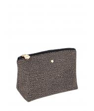 BORBONESE CLASSICA POUCH MEDIUM Beauty OP / NATURAL / BLACK - Sachets & Travels Cases - 2