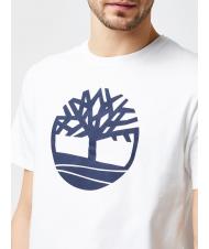 TIMBERLAND KBEC RIVER Short-sleeved T-shirt white - T-shirt - 3