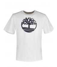 TIMBERLAND KBEC RIVER Short-sleeved T-shirt white - T-shirt - 4