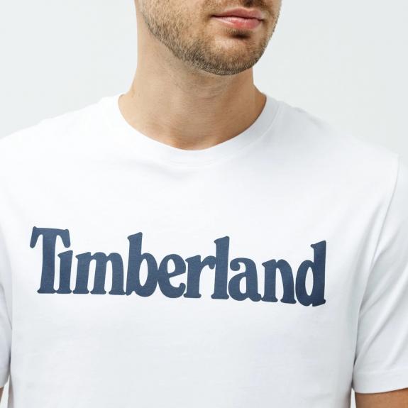 KENNEBEC LINEAR Cotton T-shirt white - T-shirt