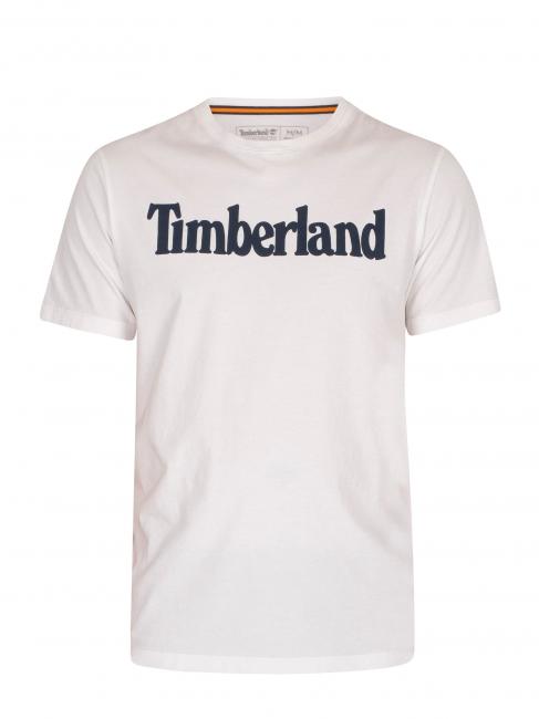 KENNEBEC LINEAR Cotton T-shirt white - T-shirt