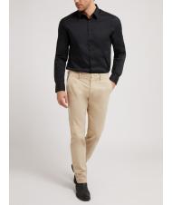 GUESS CORE  Stretch cotton shirt jetbla - Men's Shirts - 3