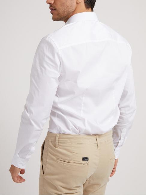 CORE  Stretch cotton shirt purwhite - Men's Shirts