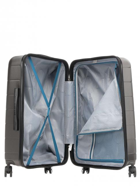 COMETE + Large Trolley Black - Rigid Trolley Cases
