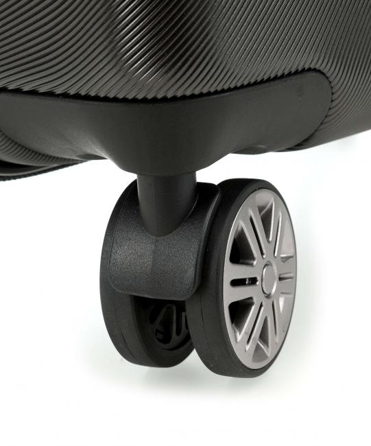 COMETE + Large Trolley Black - Rigid Trolley Cases
