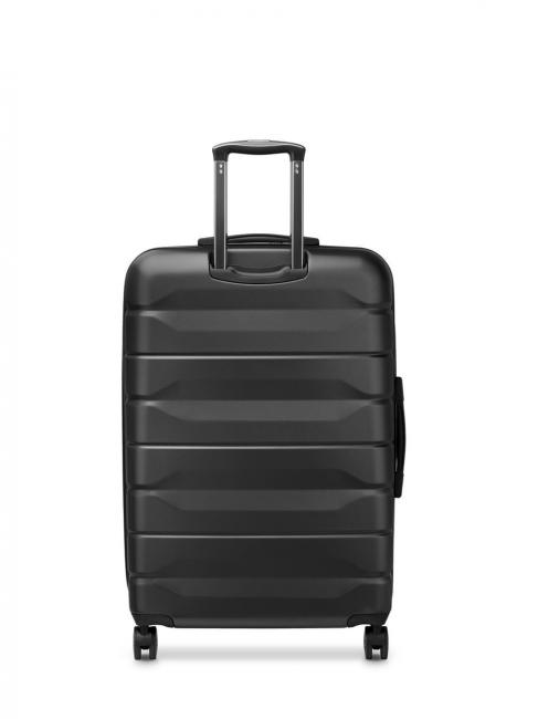 AIR ARMOUR Large size trolley, expandable black - Rigid Trolley Cases