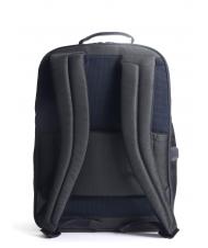 PIQUADRO backpack P16, 15.6” PC case BLUE CHEVRON - Laptop backpacks - 3