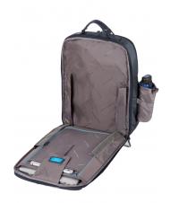 PIQUADRO backpack P16, 15.6” PC case BLUE CHEVRON - Laptop backpacks - 6