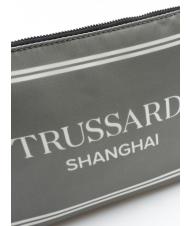 TRUSSARDI CITY POCKET Hand clutch bag shanghai gray - Women’s Bags - 4