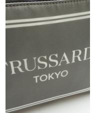 TRUSSARDI CITY POCKET Hand clutch bag tokyo gray - Women’s Bags - 3