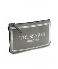 TRUSSARDI CITY POCKET Hand clutch bag moscow gray - Women’s Bags - 2
