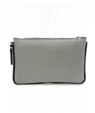 TRUSSARDI CITY POCKET Hand clutch bag moscow gray - Women’s Bags - 3