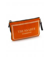 TRUSSARDI CITY POCKET Hand clutch bag shanghai orange - Women’s Bags - 2