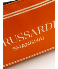 TRUSSARDI CITY POCKET Hand clutch bag shanghai orange - Women’s Bags - 4