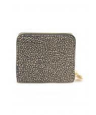 BORBONESE CLASSICA  Medium zip around wallet OP / NATURAL / BLACK - Duffle bags - 3