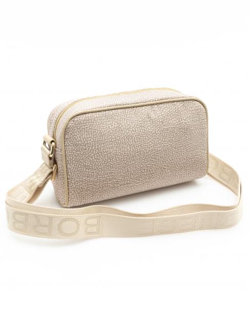 CAMERA CASE SMALL ECO LINE Mini shoulder bag, in fabric sand - Women&rsquo;s Bags