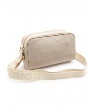 BORBONESE CAMERA CASE SMALL ECO LINE Mini shoulder bag, in fabric sand - Women&rsquo;s Bags - 2