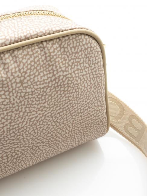 CAMERA CASE SMALL ECO LINE Mini shoulder bag, in fabric sand - Women&rsquo;s Bags