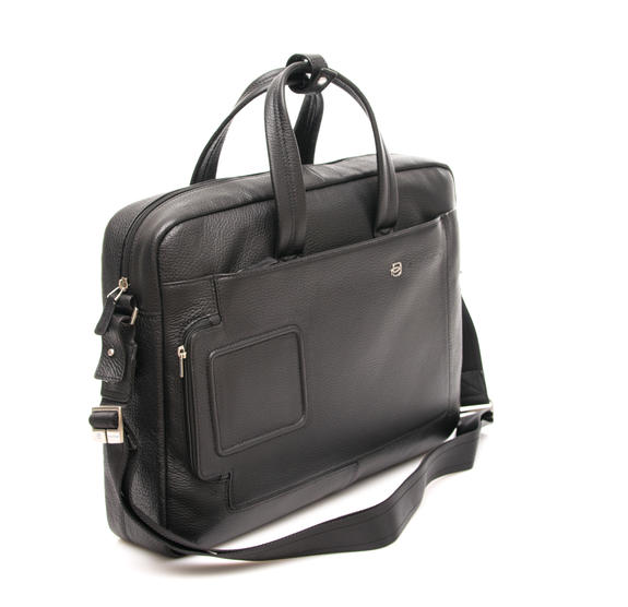 folder VIBE line out, leather Black - Work Briefcases