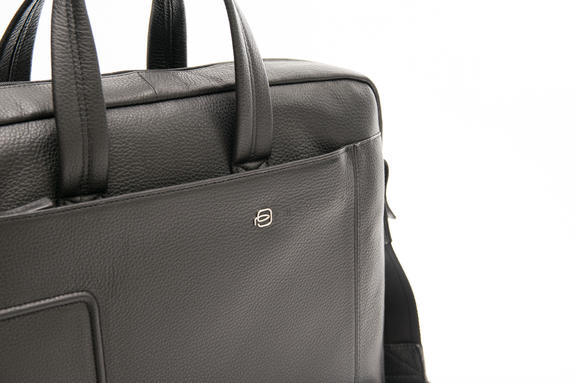 folder VIBE line out, leather Black - Work Briefcases