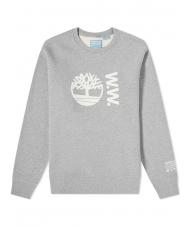 TIMBERLAND WW SWEAT Crewneck sweatshirt medium gray heather - Sweatshirts - 5