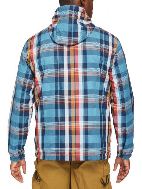 FIELD TRIP PLAID Reversible jacket with hood adriatic / blue / yd - Men's Jackets