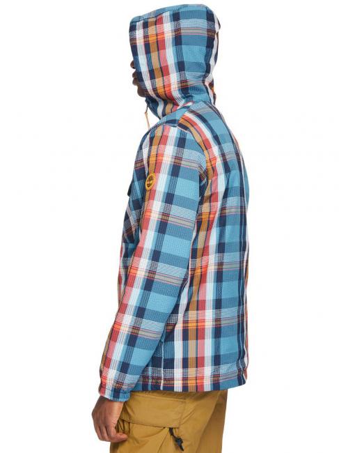 FIELD TRIP PLAID Reversible jacket with hood adriatic / blue / yd - Men's Jackets