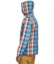 TIMBERLAND FIELD TRIP PLAID Reversible jacket with hood adriatic / blue / yd - Men's Jackets - 3