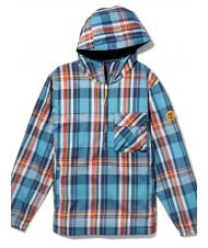 TIMBERLAND FIELD TRIP PLAID Reversible jacket with hood adriatic / blue / yd - Men's Jackets - 4