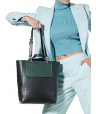BRACCIALINI MY ONE Hand / shoulder shopper black / green - Women&rsquo;s Bags - 3