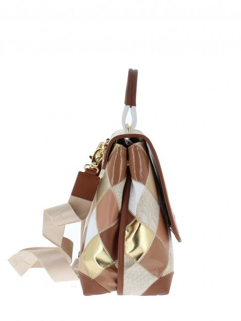 PATCH Handbag, with shoulder strap BEIGE - Women&rsquo;s Bags